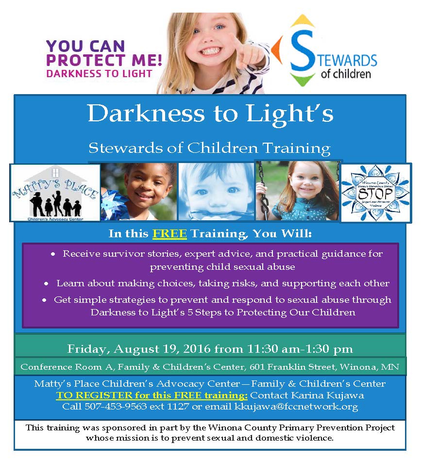 Stewards of Children Training 8-19-16